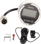 Digitaalne paadi s&uuml;gavusm&otilde;&otilde;tur, 52MM / 2" mere s&uuml;gavusm&otilde;&otilde;tur, s&uuml;gavusm&otilde;&otilde;tur, veekindel armatuurlaua s&uuml;gavusm&otilde;&otilde;tur valge taustavalgusega jahtidele, paatidele