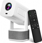 ILEBYGO projektor, toetab 4K 1080P Full HD projektorit koos WiFi 6 ja Bluetooth 5.0, kaasaskantav 4K kodukino projektor, automaatne trajektoorikorrigeerimine, &uuml;hildub TV Stick HDMI/USB/Smartphone/PC-ga