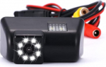 【8 LED &ouml;ine n&auml;gemine】K&otilde;rge kvaliteediga numbrim&auml;rgi valgus tagurduskaamera, veekindel lai nurk, asendus Ford Transit MK6 2000-2006/MK7 2007-2013/Tourneo Connect 2012 jaoks