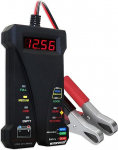 Motopower 12V digitaalne aku tester, voltmeeter ja laadimiss&uuml;steemi anal&uuml;saator koos LCD- ja LED-indikaatoriga, musta v&auml;rvi