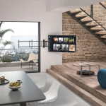 MULTIBRACKETS teleri seinakinnitus koos mootori ja puldiga telerile Ref. Motorswingarm XL Large