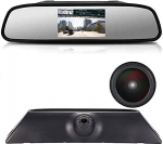 「18 mm objektiivi tippkvaliteediga tagurduskaamera + 4,3-tolline auto tahavaatepeegel」 Pidurituled auto katuse tagurduskaamera asendamine Fiat Iveco Daily 4 Gen 2011-2014 jaoks