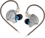 Yinyoo KZ ZSN PRO k&otilde;rvaklapid HiFi m&uuml;raisolatsiooniga k&otilde;rvamonitor Bass HiFi k&otilde;rvaklapid 1DD 1BA h&uuml;briid tasakaalustatud ankur ja eemaldatav 3,5 mm audiopistikutega kaabel (sinine ilma mikrofonita)