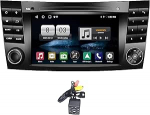 Amaseaudio Android 14 7-tolline autoradio Benz W211 (2002-2008), traadita Carplay Android auto, DSP+, tugi 4G WiFi Bluetooth 5.0 / p&ouml;&ouml;rdkaamera
