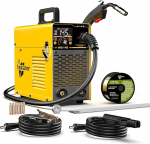 haxiaoer MIG145 keermestatud traadi keevitusmasin ilma gaasita 145A 230V s&uuml;nergiline t&auml;ites traadi keevitusmasin 2 in 1 MIG / MMA E-k&auml;si IGBT inverter keevitusmasinaga 0,8 / 0,9 / 1,0 mm traadi jaoks, mitte- eemaldatavast