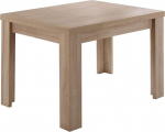 Monzi 0560_80x60 Sonoma Nb. Rough-Sawn Oak Dining Table Extendable Kitchen Table Functional Table 80 x 60 cm