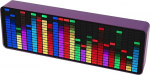 Muusikaspektri displum anal&uuml;saator, RGB v&auml;rviline 1624 segmenti r&uuml;tmivalguse taseme h&auml;&auml;leandur, kellan&auml;idik, 384 LED-i, 20 d&uuml;naamilist ja 7 v&auml;rvi efekti kuvamine, kodune keskkonnavalgustus