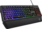 G-Lab Keyz Palladium Gaming Keyboard AZERTY Wired USB RGB LED taustavalgustusega Mitmev&auml;rviline magnetiline randmetugi 26 klahvi Anti-Ghosting vastupidav - PC PS4 Xbox One