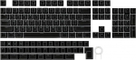 EPOMAKER Glintrix PBT Shine Through Keycaps, Lines & Keys Backlit, Double Shot, Cherry Profile, 60%/75%/96%/Full Size, Custom Keyboard Keycaps Set mehaanilise m&auml;nguklaviatuuri jaoks