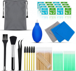 Airpod Cleaning Kit, Phone Cleaning Kit with Screen Wipes and Swabs, iPhone Cleaning Kit with Microfiber Cloth, Cleaning for Airpod Pro MacBook Earbud Laptop Charging Port Electronic Brush