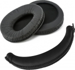 SONY MDR Z600, V600, V900, V900HD, V7509, V7509HD k&otilde;rvaklappide asendusk&otilde;rvaklapid + k&otilde;rvapadi kate / k&otilde;rvapadjad / k&otilde;rvaklapid / k&otilde;rvakatted / k&otilde;rvapadjad / k&otilde;rvapadi remondi osad / k&otilde;rvapadi kaitse (must)