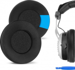 Geekria Sport Asendusk&otilde;rvaklapid Beyerdynamic DT990 DT880 DT860 DT797 DT790 DT770 DT440 RSX700 MMX300 HS800 HS400 HS200 T90 T70 T5P k&otilde;rvaklappide k&otilde;rvaklapid mustad