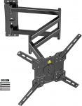 FORGING MOUNT TV Wandhalterung f&uuml;r die meisten 26-65 Zoll TVS, 1035mm Extra Langem Gelenkarm, neigbar, 90&deg; drehbar, vollbewegliche TV Halterung, 3 klappbare Arme, MAX VESA 400 x400mm kuni 35KG