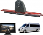 CoolinDT Kolmas katusepaneel pidurituled piduritulede tagumise vaate kaamera koos 4,3-tollise armatuurlaua monitori jaoks Van Mercedes Sprinter 1500 2500 W906/VW Crafter Transporterile