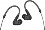 Sennheiser IE 200 In-Ear Audiophile k&otilde;rvaklapid - TrueResponse Converter neutraalse heli, l&ouml;&ouml;gikindla bassi, eemaldatav punutud kaabel paindlike k&otilde;rvaklappidega, mustad
