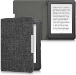 kwmobile &uuml;mbris Kobo Glo HD (N437) / Touch 2.0 jaoks - Raamatust valmistatud kaitsev e-lugeri &uuml;mbris Flip Folio Case - tumehall