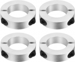 hankimise kaart Double Split Shank Collar, 50mm Bore Two Piece Clamp Collar, 85mm OD, 22mm paksus, alumiiniumsulamist kruvi Split Ring, 4 Pack
