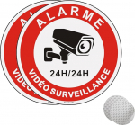 Videovalve m&auml;rk, alumiinium, peegeldav paneel, valvekaamera, l&auml;bim&otilde;&otilde;t 167 mm, harjatud alumiiniumist metall, UV-kindel (2)