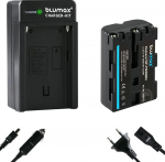 Blumax aku &uuml;hildub Sony NP-FM500H 1650mAh + laadija NP-FM500 NP-FM55H Sony Alpha 65 77 99 - A58 77 A99 II - DSLR A850 A900 - VG-C99AM jaoks