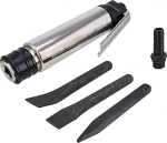 Pneumaatiline sirge labidas koos &otilde;hu k&auml;epidemega ja tikkuriga 3-osaline &otilde;hut&ouml;&ouml;riist rooste eemaldamiseks ja keevitus&scaron;laki eemaldamiseks