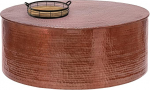 Kohvilaud, l&auml;bim&otilde;&otilde;t 90 x 37 cm, vask, unikaalne, haamrilaua v&auml;limus, k&auml;sitsi valmistatud k&uuml;ljelaud, idamaine elutoa laud, &uuml;mmargune laud, alumiiniumist salongilaud, lame diivanilaud, metallist laud