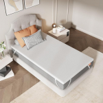 Sweetnight madratsitopper 80 x 190 cm, kahekordne k&auml;snas&uuml;damik, 10 cm k&otilde;rgune madratsitopper, H3 & H4 topper madratsitopper voodile, Box Spring voodile, Caravan diivanvoodile, eemaldatav ja pestav kate