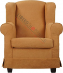 Liberoshopping Berere l&otilde;&otilde;gastav tugitool magamistuppa polsterdatud 87 x 105 (H) cm, plekikindel kangas, eemaldatav kate, kaasaegne (Mango)