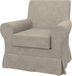 Soferia tugitooli kaitsekate &uuml;hildub Jennylund tugitooli kattega Stain Protection Scratch-Resistant Robust Strong Taupe Beige