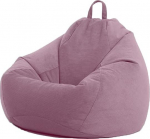Highdi Velvet Bean Bag t&auml;iskasvanutele, siseruumides ja v&auml;ljas istmepadi, pestav pehme kohev diivanivoodi kate ilma t&auml;idiseta, aiapadi, p&otilde;randapadi elutuppa, m&auml;ngude jaoks (Lavendlilla, 100 x 120).