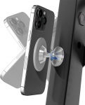 NEWZEROL T&auml;iustatud magnetiline mobiiltelefoni hoidja j&otilde;usaalile/autole, &uuml;hildub Mag-Safe, kaksikmagnet tugeva magnetiga, lihtne ja turvaline mis tahes mobiiltelefoni jaoks videote ja selfie'de jaoks - h&otilde;bedane