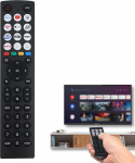 F&uuml;r Hisense TV-Fernbedienung, keine Einrichtung erforderlich, universelle Hisense Smart-TV-Fernbedienung f&uuml;r Hisens e 4K HDTV LCD LED Smart-TVs (schwarz)