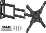 ELIVED Lang Arm TV Wandhalterung f&uuml;r die meisten 26-60 Zoll Fernseher, Eck TV Halterung Ausziehbar 749mm, Max. VESA 400x400mm, H&auml;lt kuni 35KG, EV3017