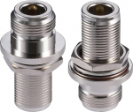 Vecys N Female Bulkhead Plug Adapter N Type Female to N Female Bulkhead koaksiaalkaabli adapter 50ohm CB Radio WiFi antennile 2 Pack