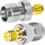 Pakett 2 TNC Female to SMA Female Adapter Female Adapter Male SMA to TNC RF Adapter Antenna Test Converter Plug