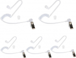 UAYESOK Asendus Air Acoustics Tube Walkie Talkie Coiled Audio Tube In-Ear Mushroom k&otilde;rvaklappidega k&otilde;rvaklapid Motorola Kenwood Baofeng Icom Security Two Way Radio Headsets Accessories (Pack of 5)