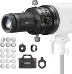 GODOX BP-SE LED-projektsioonitarvik, Bowens Mount Snoot Spotlight GOBO projektor (BP-SE150)