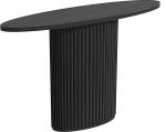 Moodne puidust konsoollaud, kitsas kapp, koridor, riiul elutuppa, esikusse, fuajeesse ja kontorisse - vastupidav ja stabiilne (must, 100 x 30 x 80 cm / 39 x 12 x 31 tolli)