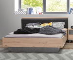 Forte Raven Noortevoodi 140 150, lamamispind: 140 cm x 200 cm, teismeliste tuba, lastetuba, puukomposiit, k&auml;sit&ouml;&ouml;nduslik tammedekor / betoonlook, tumehall, 146,2 cm laius x 87,7 cm k&otilde;rgus x 209,6 cm s&uuml;gavus.