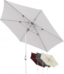 Doppler AluPro Neo Crank Parasol 305 cm I Kuusnurkne p&auml;ikesevari r&otilde;dule ja terrassile I Vihmavarju saab painutada I Avamine ja sulgemine v&auml;ndaga I Reguleeritav k&otilde;rgus