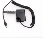 PD USB C dummy aku Nikon P7800 DF D5600 D5300 D5200 D3100 kaamerale EP-5A DC Coupler EN-EL14