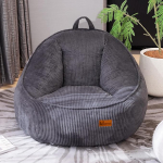 Bean Bag tool teismelistele lastele Corduroy diivan tool k&auml;epidemega lugemiseks m&auml;ngimine Cute Boneless Bean Bag vahtpolster t&auml;itmine p&otilde;randale diivan elutuba magamistuba