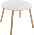 Atmosphera Kids ATM-127152D Laste laud, pehme, t&auml;hed, valge, puit, 60 x 42,5 cm (1 tk)
