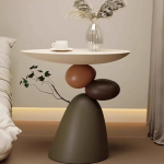 Nesting Coffee Tables - Minimalistisches Design, leichter Kunststoff, keine Montage erforderlich f&uuml;r Wohnzimmer, Schlafzimmer oder Balkon