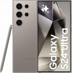 Samsung Galaxy S24 Ultra AI nutitelefon, Android mobiiltelefon ilma lepinguta, 12GB RAM/256GB m&auml;lu, 200MP kaamera, S Pen, pikk aku, Titanium Hall