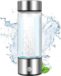 Hydrogen Generator 450 ml Hydrogen Water Loniser, Multi-functional Hydrogen Water Bottle with New PEM SPE Technology USB Rechargeable, Concentration 1000-1600 PPB Loniser Bottle