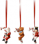 Villeroy & Boch - Nostalgilised kaunistused Candy Cane 3 v&auml;rviline komplekt, ornament, kuuse kaunistus, j&otilde;ulukaunistused, kaunistus, j&otilde;ulud, j&otilde;ulukaunistus, portselan, plastist