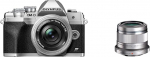 Olympus OM-D E-M10 Mark IV Micro Four Thirds System Camera Kit & M.Zuiko Digital 45 mm F1.8 Lens, Bright Fixed Focal Length