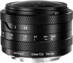 AstrHori 6.5 mm F2.0 APS-C kalasilmobjektiiv Nikon Z jaoks, manuaalne fookus 192&deg; ultra-laia nurga objektiiv, mis &uuml;hildub Nikon Z Mount peegelkaameraga Z6, Z7, Z5, Z6II, Z7II, Z9, Z50, ZFC