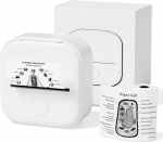 Phomemo T02 Mini Printer, fotoprinter nutitelefonile, 1 rulli tr&uuml;kipaberiga, 203 dpi mobiiltelefoni kleebis, termoprinter, kaasaskantav taskute kleebisprinter iOS ja Android jaoks