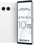Sony Xperia 10 VII - 6,1-tolline 19,5:9 OLED 120 Hz, pikk aku - 5000 mAh aku, kolm fookuskaugust, 3,5 mm heli, Android 15, IP65/68, Dual SIM h&uuml;briid, valge